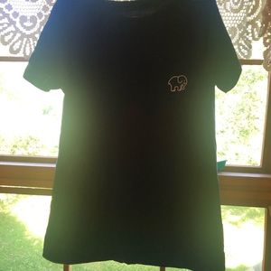 NAVY BLUE IVORY ELLA SHIRT